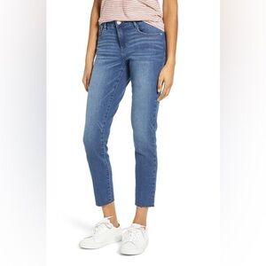 Wit & Wisdom raw hem straight leg ankle with “Ab’Solution”